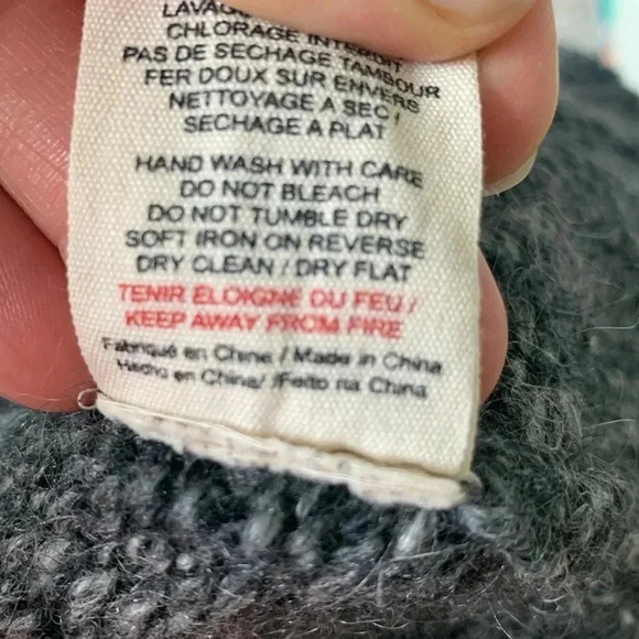 Hartford Alternative Classics Gray Mock Neck sweater - Picture 11 of 12